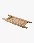 Bathroom Spa Bath Caddy Solid Natural Timber Tray Accessory Holder 1700 NEW