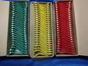 Exaktime Job Clock ibutton ~ 50 Green 50 Yellow & 50 Red Keytabs ~ New