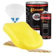 HOT ROD FLATZ Rally Yellow Gallon Kit URETHANE Flat Auto Car Paint Kit