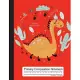 Primary Composition Notebook: Draw and Write, K-2 &3, Happy Jurassic Dinosaur Era designed for Boy, Girl age preschool to third grade, Practice or E