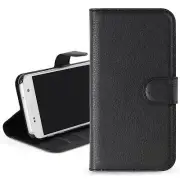 Executive Leather Wallet Cover Protective Case For Samsung Galaxy S7