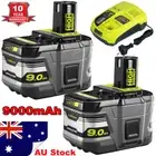 9.0Ah 18V Lithium Battery For RYOBI P108 ONE+ PLUS P107 P109 RB18L50 / Charger