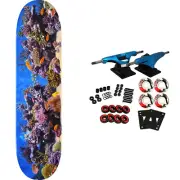 Powell Mini Logo Skateboard Complete K20 Fish Tank 8.0" x 31.45"