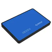 [2588US3-V1-BL] USB 3.0 External 2.5" SATA SSD HDD Hard Disc Drive Enclosure Case Blue