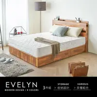 在飛比找ETMall東森購物網優惠-【H&D 東稻家居】 伊芙琳現代風木作系列房間組-3件式床頭