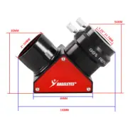 Angeleyes 2 Inch 90° 99% Dielectric Diagonal Mirror+1.25 Inch Adapter Telescope