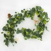1 Pcs Artificial Garland With Flowers Hanging Plants Faux Silver Greenery
