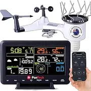 Weather Station Wireless Australia from Austrlian Local Business-PanTech Brand-Bonus Bird Spike Kit-Smart Wi-Fi with Color Display, Thermo-Hygrometer,Rain Gauge,Wind Speed, Wind Direction,Light,UV