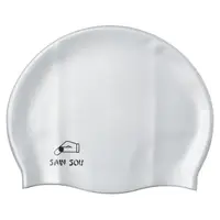 在飛比找PChome24h購物優惠-聖手牌 灰色矽膠泳帽 A35001-15