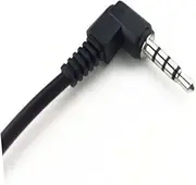 Mikinona RCA Converter Cable for Car Dvr GPS Tablet Space Saving Lightweight Design Easy Av Setup for Monitors Black Audio Extension Cable