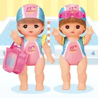 在飛比找樂天市場購物網優惠-【Fun心玩】PL51510 麗嬰 日本 小美樂連身泳衣組 