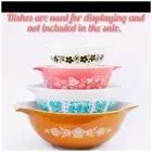 10" STANDS 4 sets of Pat.Pend. Pyrex display Bowl STANDS ONL Rare HTF NO BOWLS