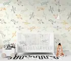 3D Airplane Pattern Wallpaper Wall Murals Removable Wallpaper 131