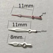11mm Red Second Hand Silver Trim Watch Hands for Miyota 2315 2035 2036 2115 2305