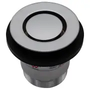 40mm Bath Pop Down Brass Plug &amp; Waste, Satin Chrome