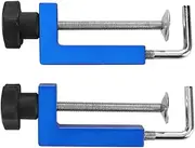 Fence Clamps, 2-part Universal Multifunctional Fastening Tools 3.9in Fence Alloys Made of Aluminum Alloy, Suitable for Wood Processing