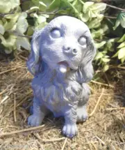 Latex Spaniel dog Mold Plaster Concrete mould 5"H x 3"W