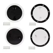 Plastic Marine Boats Watercraft 6 Inch Deck Round Access Hatch Lid ABS Out Board