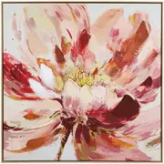 LVD Framed Canvas Home/Room/Lounge Wall Hanging Art Decor 80x80cm Blooming