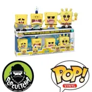 Spongebob Squarepants - Spongebob Squarepants Glow in the Dark Pop! Vinyl 4-Pack