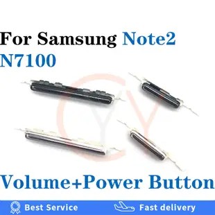 SAMSUNG 適用於三星 Galaxy Note 2 II N7100 電纜更換部件的音量按鈕電源開關按鈕排線