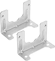 MUSISALY 2pcs Fan Motor Bracket Fan Mounting Rack Fan Bracket Wall Fan Hanging Rack Fan Wall Mount Bracket Fan Mounting Accessories Secure Fan Mounting Wall Fan Mounting Bracket Iron Silver