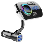 Bluetooth5.0 Hands-free Calling FM Transmitter AUX Audio Wireless Fast Charging