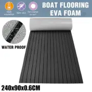 240×90CM Adhesive Boat Flooring Deck Mat Faux Teak EVA Foam Yacht Decking Sheet