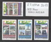 ETIOPIA 2013 125° ANNIVERSARIO ADDIS ABEBA SERIE NUOVISSIMA