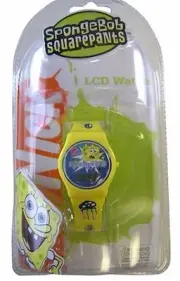 "Spongebob Squartpants Character Digital LCD Watch"-Brand new in Factory Pkge!