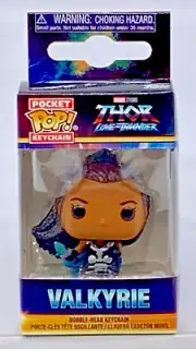 Valkyrie Pocket Pop Keychain Marvel Studios Funko 2022 Thor Love and Thunder