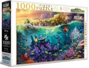 Harlington - Thomas Kinkade Disney Villains - Ursula Puzzle 1000pc