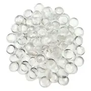 Flat Glass Marbles 1 Pound Vase Filler Fire Pit Glass Pebbles for Indoor