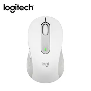 【Logitech 羅技】M650 多工靜音無線滑鼠-白