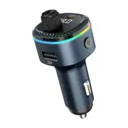 Bluetooth 5.3 FM Transmitter for Car, Bluetooth Car Adapter, Support MP36840