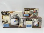 Corelle Fresh Cut Tulips - Tea Pot, Salt & Pepper Shakers, Creamer & Sugar Set