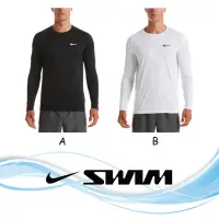 在飛比找momo購物網優惠-【NIKE 耐吉】SWIM 成人男性長袖 短袖防曬衣 Hea