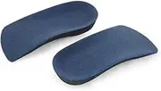 [Generic] Length Orthotic Insoles, High Arch Support Inserts for Flat Feet Plantar Fasciitis Over-Pronation and Foot Pain (Blue, S（39-40）)