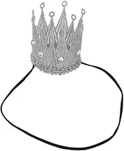 MERRYHAPY Stylish Elastic Tiara Headband Children's Crown Hat Hair Accessories for Newborns Party Photography