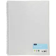 J.Burrows Recycled A3 Display Book 20 Pockets Clear