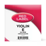 Red Label Violin E Single String 3/4 Medium