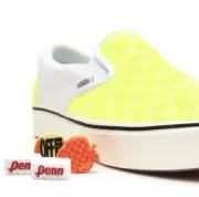 Vans X Penn Tennis Balls Comfycush Slip On VN0A5DY64D2 NIB US Men 8 Womens 9.5