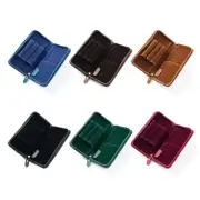 Leather Fountain Pen Case 3 Divided Slots Pen Bag Pen Holder Stationery Bag