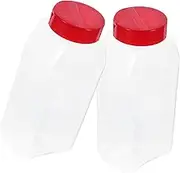 UTHCLO Restaurant Grade Seasoning Jars Home Use Plastic Condiment Bottles Airtight Salt Pepper