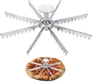 Pie Marker, Whole Pie Cutter, Pie Cutter 6 Slice/8 Slice/10 Slice, Pie and Cake Marker Aluminum Alloy Guideline and Portion Divider, Aluminum Alloy for Square Cakes, Circular Pizza