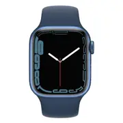 Apple Watch Series 7 41mm Blue Aluminium Case With Abyss Blue Sport Band GPS + Cellular ( Grade - A )