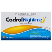 Codral PE Nightime 24 Tablets