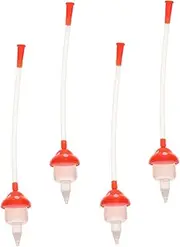 Vaguelly 4Pcs Silicone Nose Sucker Nasal for Newborns Detachable Easy to Clean Mucus Removal for Transparent Tube for Snot Observation