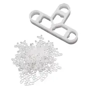 100pcs Practical Tile Positioning Spacers Great for Enthusiasts & Professional