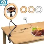 APEXEL Selfie Ring Light Led Rim Of Lamp with Mobile Holder TripodFor Live Video